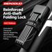 New Product Bicycle Key Anti-theft Mountain Electric Bike Portable Folding Cycling Lock Equipment_desvips.com