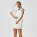 001 Cross-Border Spring Summer New Round Neck One-Piece Tennis For Women Quick-Dry Breathable Waist-Cinching Color-Block_desvips.com