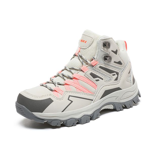 New spring and summer mountaineering shoes for men and women the same high-top mountaineering cross-country hiking shoes outdoor shoes sports shoes_desvips.com