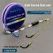 Dali Horse Set Main Line Kit Finished Tied Double Hook Bionic Spot Wild Fishing Green Fish Giant Silver Bighead Carp_desvips.com