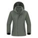 001 Autumn Winter Outdoor Jacket Men Thickened Silver Fox Fleece Warm Mountaineering Suit Tibetan Windproof Waterproof_desvips.com