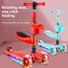 New Children's 3-in-1 90% Off Fold Baby Flashing Scooter Can Sit And Ride Dropshipping_desvips.com