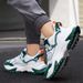 Men's Summer Thick-soled Casual Sports With Front Laces Fashionable Mesh Breathable Color Matching Shoes_desvips.com