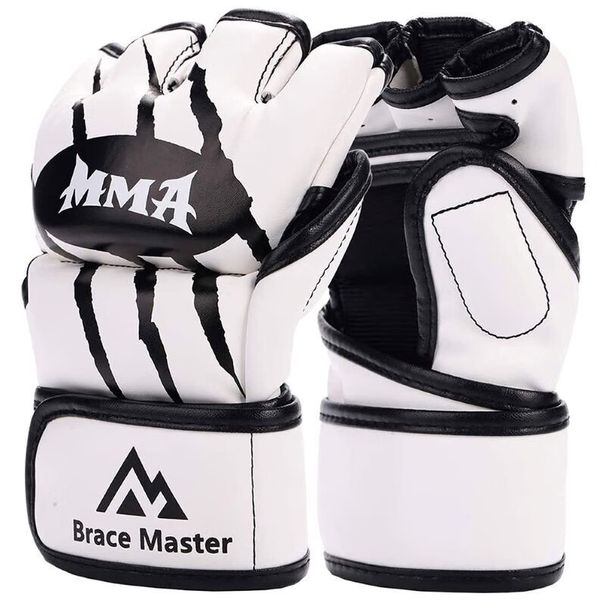 Boxing Gloves Half Finger Gloves Adult Men's Sanda Muay Thai Fighting Training Professional Women's Fighting_desvips.com