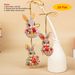 Cross-border Easter 2D Flat Acrylic Multi-diamond Bunny Decorative Pendant For Car Rearview Mirror And Backpack_desvips.com