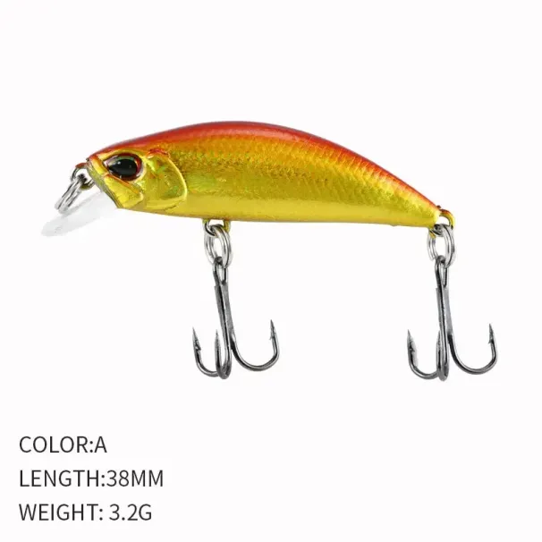 38mm 3.2g Japan Sinking Fishing Lure Trout Mini Minnow Lures Fishing Wobblers River Crankbait Artificial Fish Bait Pesca Tackle_desvips.com