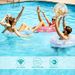 Glitter Transparent Swim Ring Thickened PVC Inflatable Pool Float For Adults Kids Sparkling Water Floating Ring With Shimmer Effect_desvips.com