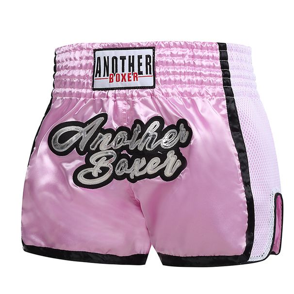 MUAY THAI Muay Thai Sanda Martial Arts Combat Training Pants MMA Fighting Shorts For Men, Women, And Children_desvips.com