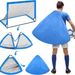 Portable Oxford Cloth Soccer Goal For Kids - Foldable & Detachable Mini Football Net With Carry Bag_desvips.com