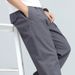 Spring Autumn Thin Cotton Casual Men, Loose Straight-leg Large Size Solid Color Wide-leg Pants, Sports Pants For Young_desvips.com