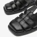 Sandals Beautoday Women Quality Genuine Sheepskin Leather Low Heel New Round Toe Shoes Ladies Gladiator For Summer_desvips.com