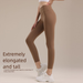 Nude Feel Yoga Women High Waist Tummy Control Peach Butt Fitness Pants Running Training Sports Tight Leggings For_desvips.com