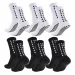 6Pairs Men Women Football Grip Towel Bottom Sport Rugby Soccer Cycling Running Exercise Athletic Socks_desvips.com