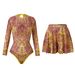 2025 Smart Sun Protection Swimsuit For Women, Cross-Border European And American Long Sleeve Mesh One-Piece Swimsuit,_desvips.com