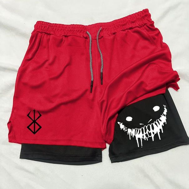 New European American Men's Outdoor Running Plus-size Quarter-length Shorts, Casual Quick-dry Breathable Shorts For Men,_desvips.com