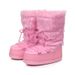 Women's Cozy Snow Boots With Faux Fur Lining, Non-Slip Thick Sole, Warm Winter Shoes For Casual Wear_desvips.com