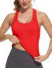 Women's Breathable Lightweight Racerback Tank Tops For Workout Seamless Running Muscle Tank Tops_desvips.com