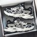 2025 Spring New Breathable Mesh Men's Versatile Thick Soled Sports Casual Dad Trendy Shoes_desvips.com