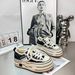 European Style Thick-Soled Canvas For Women 2025 New Height-Increasing Beggar Women's Casual Sneakers Niche Design_desvips.com