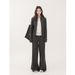 Gray Slim-fit Right-shoulder Sweatshirt Jacket For Women, Spring And 2025, Korean-style Early Autumn Outfit, Yoga Wear,_desvips.com