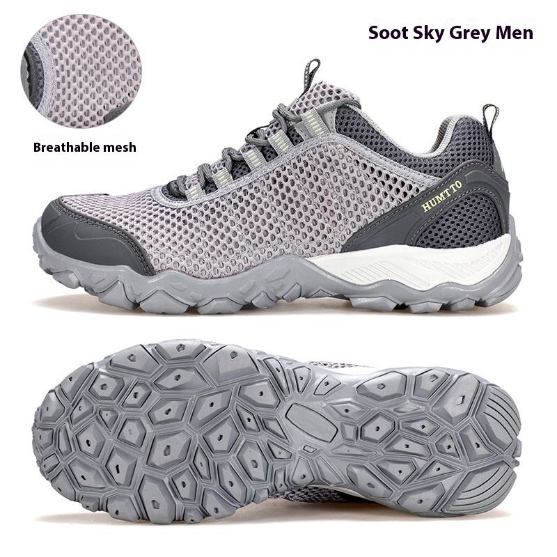 Women's Shoes Hiking Shoes Wear-resistant Breathable Mesh Outdoor Shoes Women Field Cushioning Climbing Hiking Shoes_desvips.com