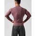 Men's Autumn Open-Front Stretchy Slim-Fit Sports Running Training Long-Sleeve Half-Zip Stand-Up Collar Sweatshirt_desvips.com