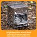 Outdoor Stainless Steel Folding Firewood BBQ Fire Pit Camping Heating Stove Charcoal Grill Rack_desvips.com