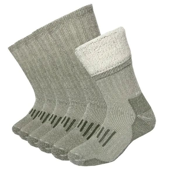 3 Pairs Warm Long Autumn Winter New Wool Socks For Men And Women Comfortable Sock Construction_desvips.com