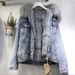 women's fur hooded vest coat lightweight winter jacket for streetwear fashion (grey, black, dark brown, s2xl)_desvips.com