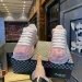 Durable Mens Sparkling Rhinestone Covered Platform Sneakers With White Laces_desvips.com