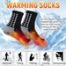 Houkea Ionic Massage Winter Outdoor Sports Skiing Travel Cold-Proof Warm Soft Socks_desvips.com