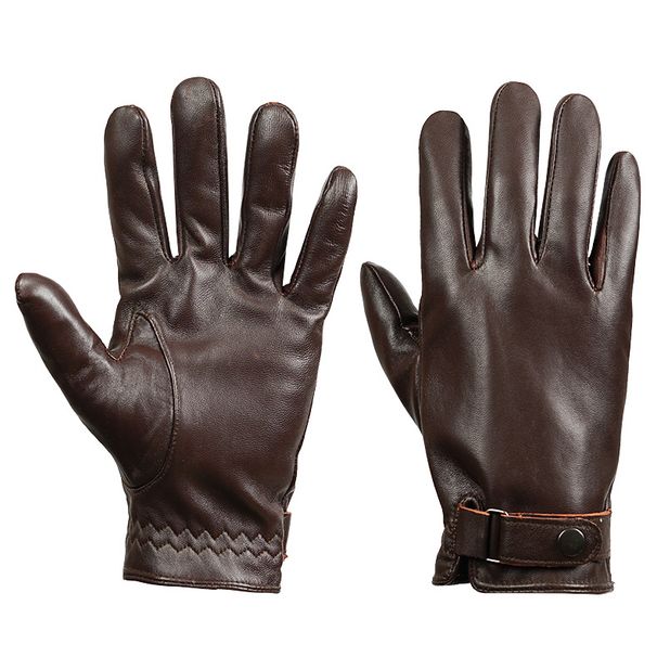 Factory Cross-Border Wholesale New Warm Outdoor Fashion Cycling Women Men Leather Gloves Same Style_desvips.com