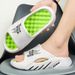 Men's Cloud Cushion Slides - Summer Dual Color Massage Sandals Soft Sole & Arch Support Anti-Slip Casual Slippers For Home & Outdoor_desvips.com
