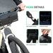 ROCKBROS frame bag handlebar bag bicycle bag with shoulder strap approx. 2L MTB_desvips.com