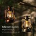 Solar Lantern Handheld Kerosene Lamp Outdoor Waterproof Garden Indoor Decorative Ornament Emergency Light_desvips.com
