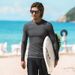 Men's Diving Sleeve Swimsuit Surfing Jellyfish Suit Sun Protection Quick-Dry Long Pants Professional Snorkeling Swimwear_desvips.com