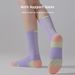 Women's Mid Calf Sports Socks Professional Running Yoga Fitness Badminton Cycling Socks Comfortable Breathable Sportswear_desvips.com