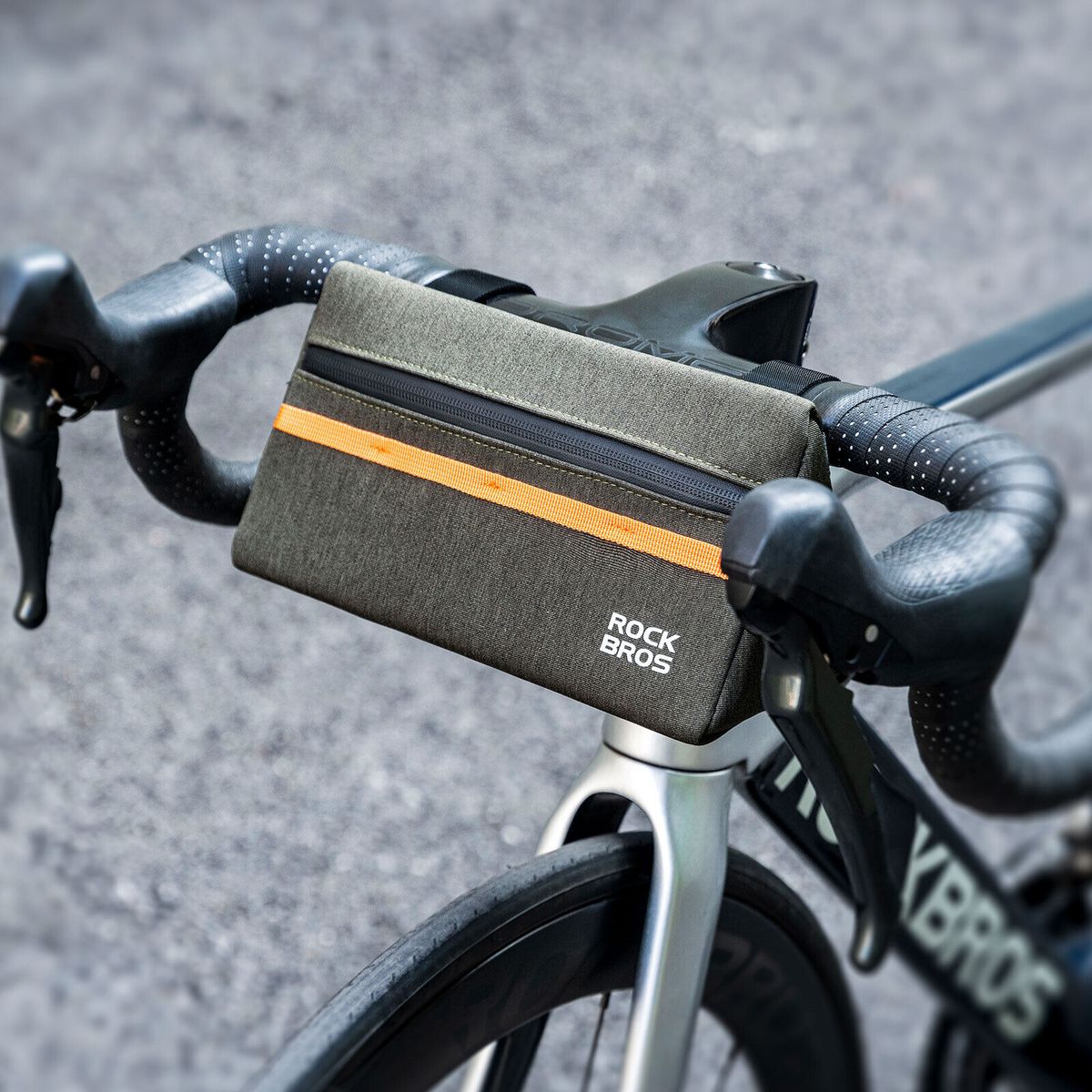 ROCKBROS Bicycle Handlebar Bag Handlebar Bag 6 Color 1.3L for Road Bike MTB Bag_desvips.com