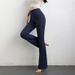 Flared Yoga High Waist Hip Lift Outdoor Pilates Professional Fitness Tight Wide Leg Slimming Sports Pants For Women_desvips.com