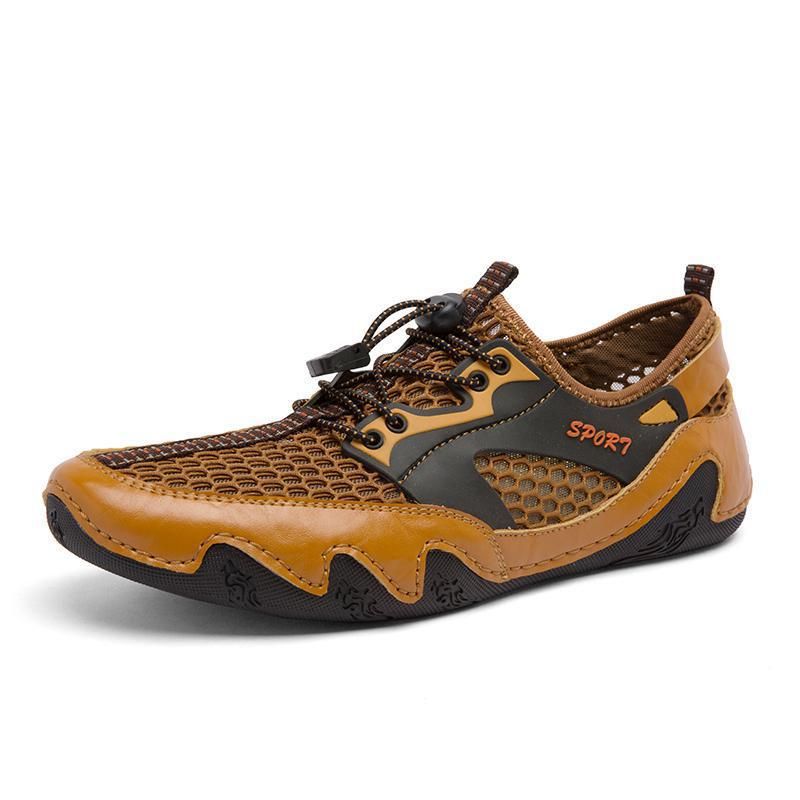 Octopus outdoor leisure skeleton breathable mesh shoes casual shoes_desvips.com