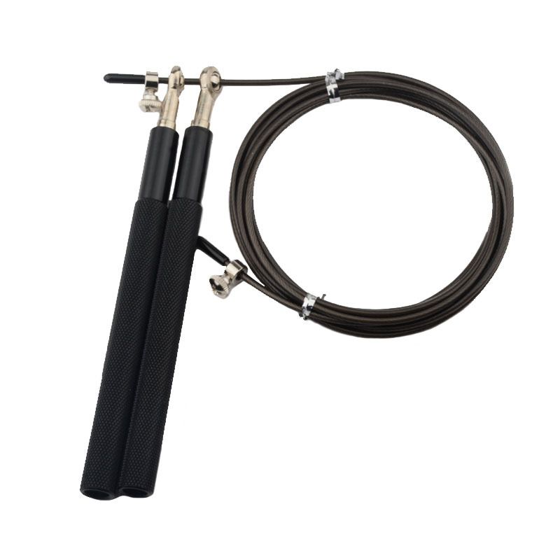 Bearing steel wire professional jump rope fitness aluminum alloy handle jump rope adult_desvips.com