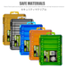 SAMOLLA Fishing Tackle Box Portable Lure Bait Storage Case Fishing Gear Organizer_desvips.com