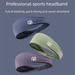 Yoga Sports Women Running Headband Men Fitness Sweatband Sweat-Absorbing Hairband For Basketball Badminton_desvips.com
