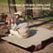 Upgrade 4 Rods Widen Camping Cot 80/90cm Portable Ultralight Outdoor Travel Sleeping 1-2 Person Camp Folding Bed_desvips.com