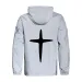 Men's Night Reflective Jacket Fashion Cross Printed Windproof Hooded Coats Streetwear Outdoor Cycling Jogger Safety_desvips.com