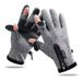 Flip-top Switch Winter Gloves, Fleece-lined, Touch-screen, Warm, Non-slip, For Outdoor Cycling, Waterproof, Windproof, For Electric Bikes And Bicycles_desvips.com
