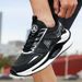 Men's Lace-Up Lightweight Mesh Breathable Comfortable All-Match Popcorn Sole Running Shoes Sport Sneakers_desvips.com