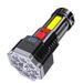 Cross-Border Handheld Outdoor Household Portable USB Rechargeable Multi-Function 9LED Strong Light Flashlight Wholesale_desvips.com