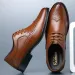 Oxford Genuine Calfskin Leather Brogue Dress Classic Business Formal Shoes Man Handcrafted Mens 240607_desvips.com