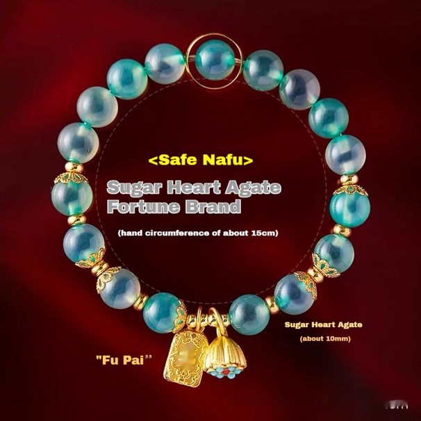 Traditional Chinese temples bless incense ash glass bracelets, ensure peace, transport blessings, attract wealth and clear negative energy_desvips.com